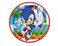 Unique Sonic Birthday Party Supplies Bundle Pack includes 24 Lunch Paper Plates 9