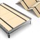Imperius Heavy Duty Bed Panels Foldable Box Spring, Bunkie Board, Bed Support Slats,60X48