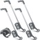 Zonon 4 Pack Wheeled Marking Wand for Line Paint Spray Side Push, Grey