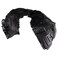 TRQ Front Right Inner Fender Liner Black Passenger Side