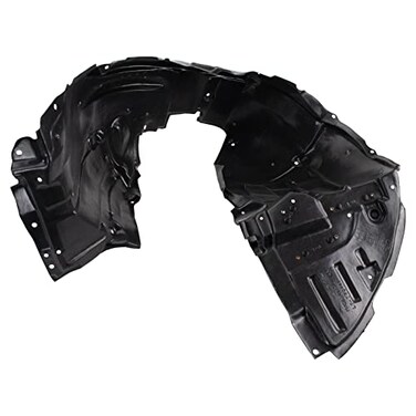 TRQ Front Right Inner Fender Liner Black Passenger Side