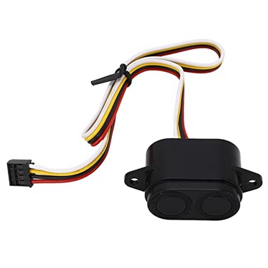 Fafeicy Ultrasonic Distance Measuring Sensor for Robot Obstacle Avoidance, UART Output, IP67, DC 3.3-12V