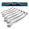 DURATECH 7-Piece Anti-slip Offset Box Wrench Set, Metric, 6-19mm