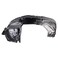 TRQ Front Left Inner Fender Liner Black Drivers Side