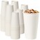 YEEHAW 16 oz 200 Pack White Disposable Paper Coffee Cups
