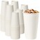 YEEHAW 16 oz 200 Pack White Disposable Paper Coffee Cups
