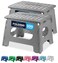 Handy Laundry Folding Step Stool 9 Inch 2-Pack, Grey, Holds 300 lbs