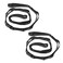 PATIKIL Daisy Chain Straps,2 Pack Strong Climbing Adjustable Strap,Black