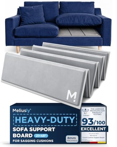 Meliusly Couch Cushion Support Board for Sagging Sofa Cushions (21x48