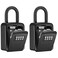 Puroma 2 Key Lock Box 4-Digit Combo Storage Wall Mounted Safe Lockbox Home