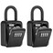 Puroma 2 Key Lock Box 4-Digit Combo Storage Wall Mounted Safe Lockbox Home
