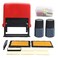 Hyuduo Adjustable Manual Date Coding Machine for Expiry Dates, Portable Ink Date Printer with Stamping Function, Handheld Date Code Labeling Equipment for Flat and Curved Surfaces