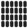 LT Easiyl 50Pcs 6mm D Shaft Black Tall Rotary Encoder Control Knob D Hole Control Knob With Concave Cap Potentiometer Knobs 6mm Shaft Knob Black