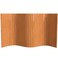 Red Lantern 4 ft. Short Bamboo Wave Screen - Natural