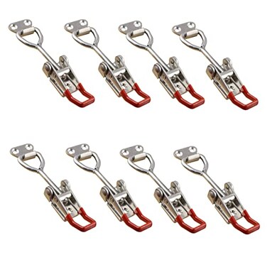 MIKMAYTOO Adjustable Toggle Latch Clamp 4001, 330 Lbs 150Kg Holding Capacity, 4001 Heavy Duty Quick Release Pull Latch Toggle Clamp (R4001-8PCS