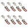MIKMAYTOO Adjustable Toggle Latch Clamp 4001, 330 Lbs 150Kg Holding Capacity, 4001 Heavy Duty Quick Release Pull Latch Toggle Clamp (R4001-8PCS