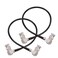 Superbat Thin 3G/6G/12G SDI Cable 1ft 75 Ohm BNC Video Cable Right Angle