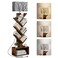 Evermagin 6 Tier Tree Bookshelf with Light, Bookcase, Branch Pattern