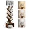 Evermagin 6 Tier Tree Bookshelf with Light, Bookcase, Branch Pattern