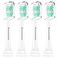 Aoremon Replacement Heads for Philips Sonicare 4100 C2 C1,4 Count