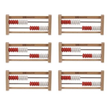 EAI Education Mini Two-Bar Rekenreks - 6 Pack