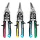 DURATECH 3PCS 10" Aviation Snips Set, Left, RightStraight Cut