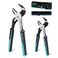DURATECH 2PCS Groove Joint Pliers with Pouch, 18"10" Water Pump Pliers