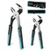 DURATECH 2PCS Groove Joint Pliers with Pouch, 18"10" Water Pump Pliers