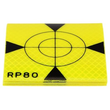 HARFINGTON Survey Reflector Sheets Self-Adhesive 80x80mm 10pcs Green