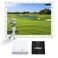 aikeec Golf Simulator Impact Screen 10 ft x 10 ft, HD Projector Screen