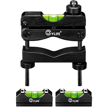 CVLIFE Scope Leveling Kit with 2 Magnetic Scope Level Bubbles, Black