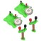 PATIKIL Physical Experiment Set, 2 Set Electric Bell Magnetism Experiment Kits Electromagnet Labs Induction for Educational Learning Teaching, Green