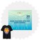 HTVRONT Sublimation HTV Sheets for Cotton Fabric - Matte, 12x10'', 30 Pack