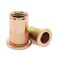 Instockbolts M4 Rivet Nuts Zinc Plated Carbon Steel Threaded Insert Nut Nutsert Rivnuts, 100Pcs