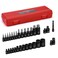 CASOMAN 32-Piece Torx Bit Socket and Female External Socket Set, 14 Star Bits (T8- T70and 13 Female E-Torx Sockets (E4-E24, Include 5 Impact Socket Adapter