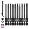 WORKPRO 10PCS PhillipsSlotted Driver Bits, S2 Steel Magnetic Tips