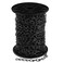 Yaocom 100 ft 2mm Black Jack Chain for Hanging Metal Link Chain Roll