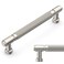 Amerdeco 10 Pack Brushed Satin Nickel knurled Cabinet Pulls 5