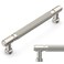 Amerdeco 10 Pack Brushed Satin Nickel knurled Cabinet Pulls 5