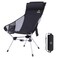 Nice C Ultralight Compact High Back Backpack Camp Chair (1 Black
