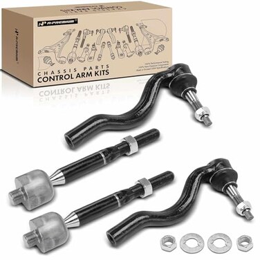 A-Premium Front InnerOuter Tie Rod End Kit, Compatible with Jeep, Dodge