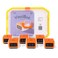MatataStudio VinciBot Classroom Set, 6 Coding Robots for School STEM 8-12