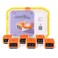 MatataStudio VinciBot Classroom Set, 6 Coding Robots for School STEM 8-12