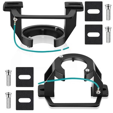 Zonon 2 Pack Ceiling Fan Mounting Bracket for Cathedral Canopy, with Wire