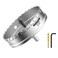 Mollom 5-3/8" (137mmHeavy Duty Carbide Hole Saw with 2 Pilot Bits