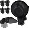 iSaddle Mini Windshield Suction Cup Mount Dashboard Adhesive Sticky Bracket