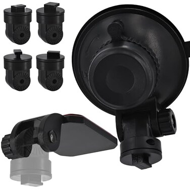 iSaddle Mini Windshield Suction Cup Mount Dashboard Adhesive Sticky Bracket