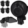 iSaddle Mini Windshield Suction Cup Mount Dashboard Adhesive Sticky Bracket