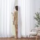 MIULEE White Semi Sheer Privacy Curtains Drapes 2 Panels 52W x 84L