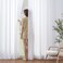 MIULEE White Semi Sheer Privacy Curtains Drapes 2 Panels 52W x 84L
